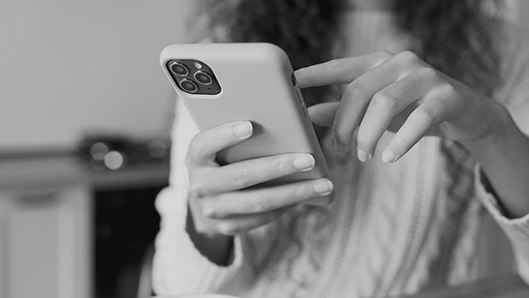 Person on cell phone